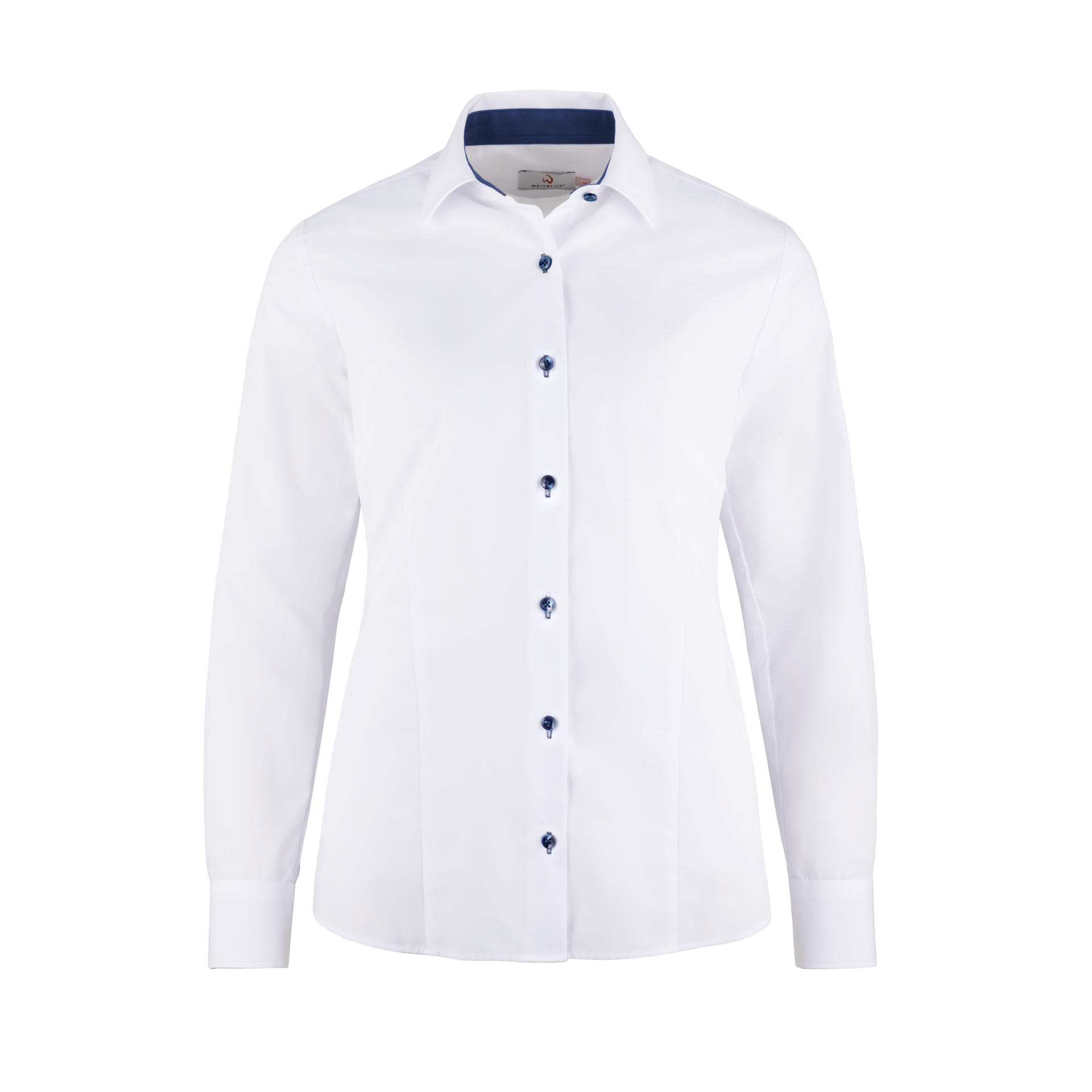 BUSINESS&CASUAL Bluse langarm, kontrast für Damen