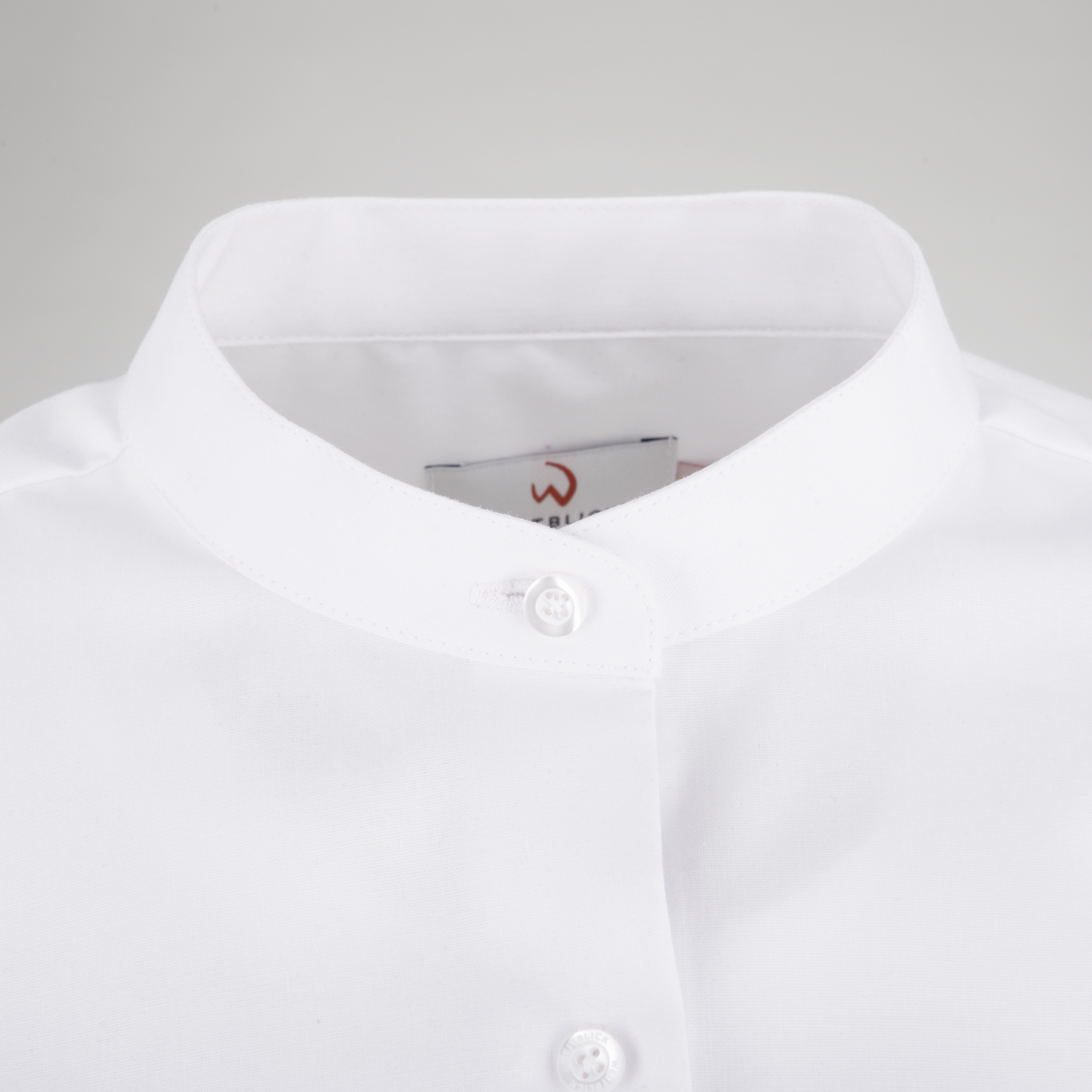 BUSINESS&CASUAL Stehkragenbluse langarm für Damen