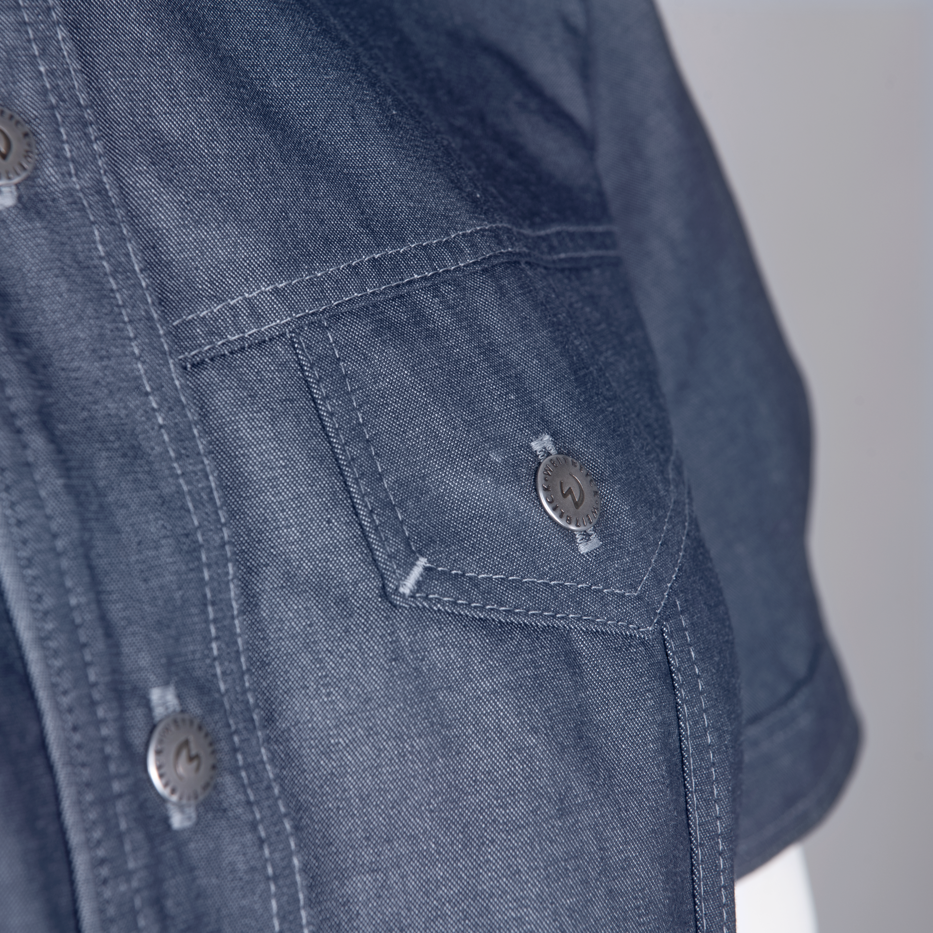 DENIM CRAFT Bluse kurzarm für Damen