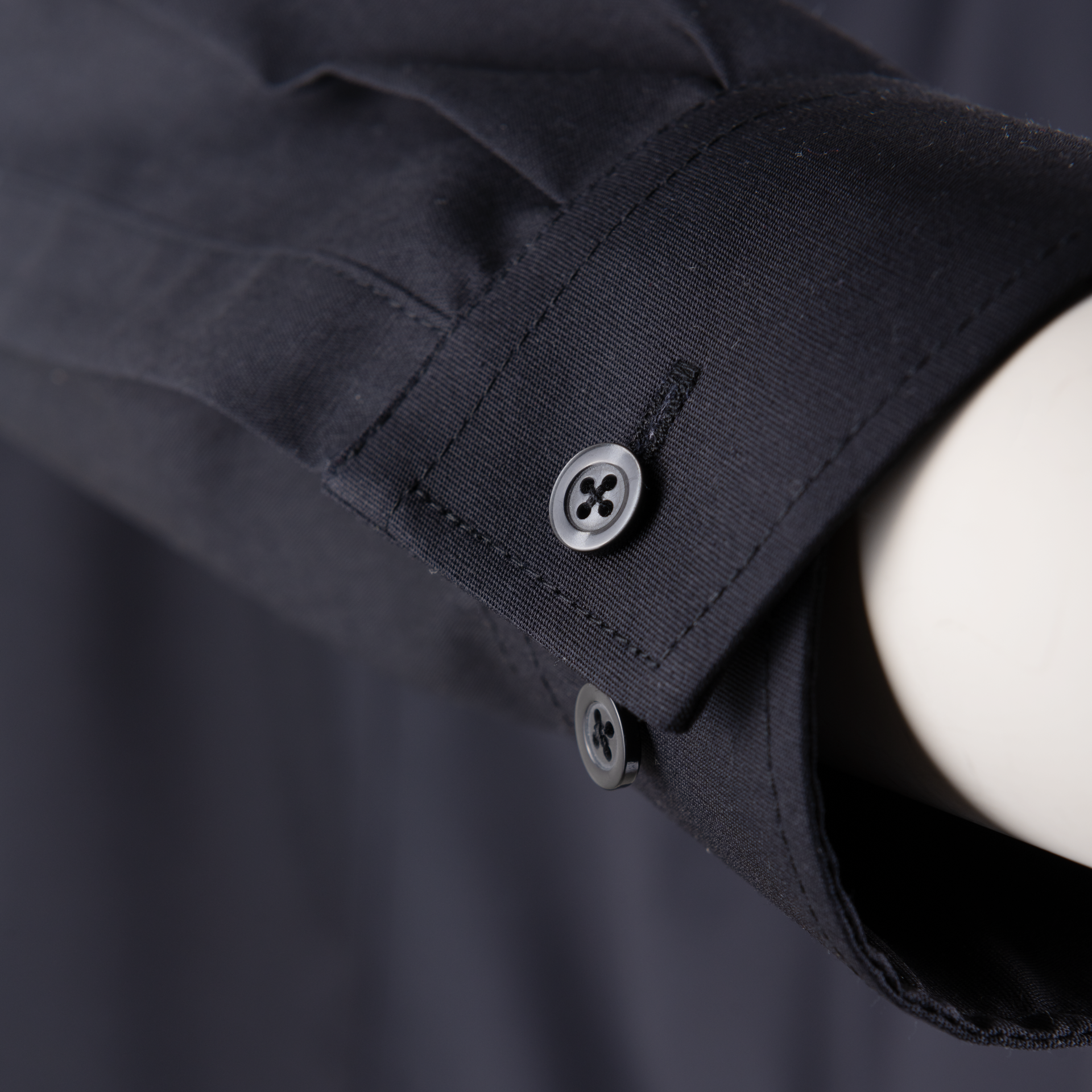 BUSINESS&CASUAL Stehkragenbluse langarm für Damen