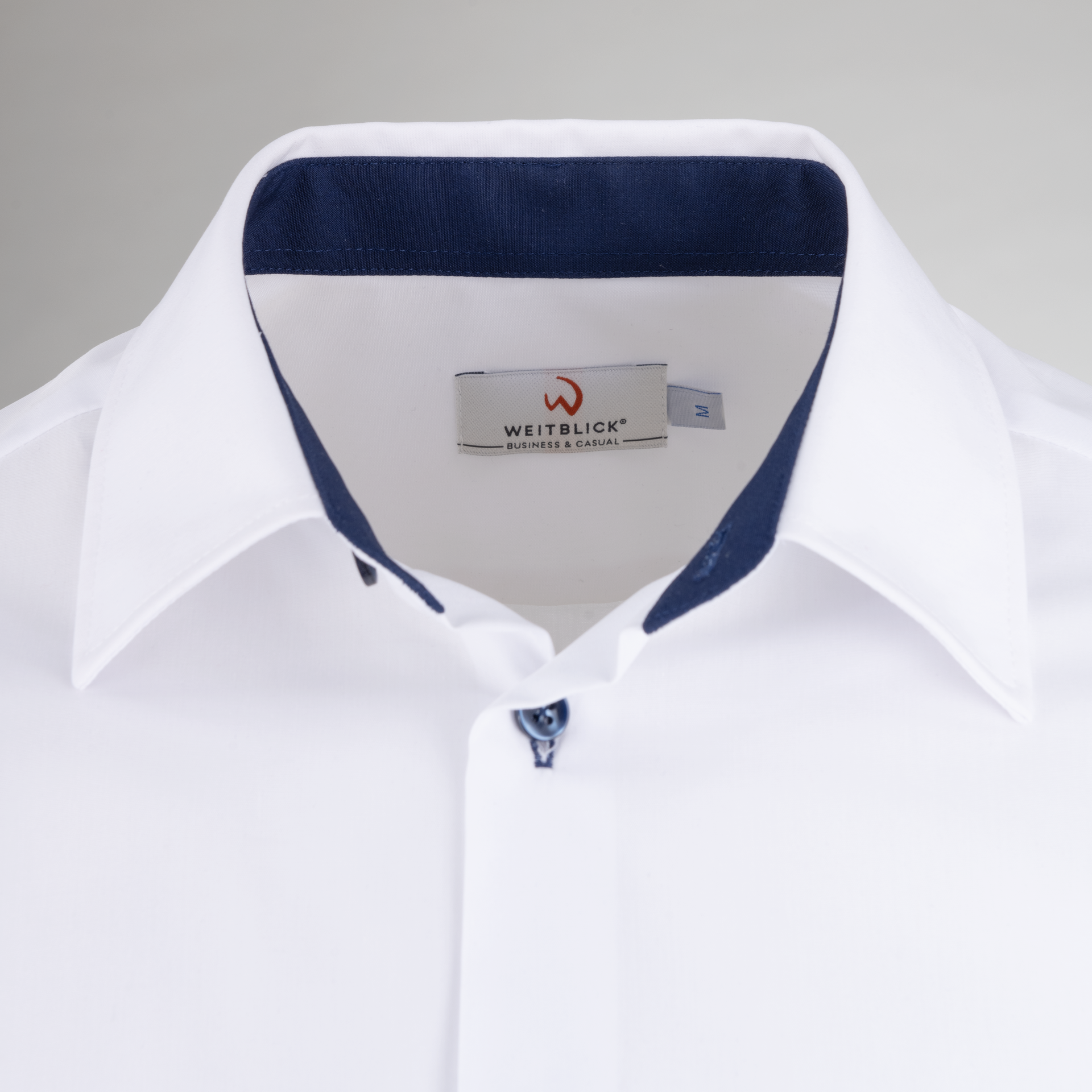 BUSINESS&CASUAL Hemd langarm, kontrast für Herren