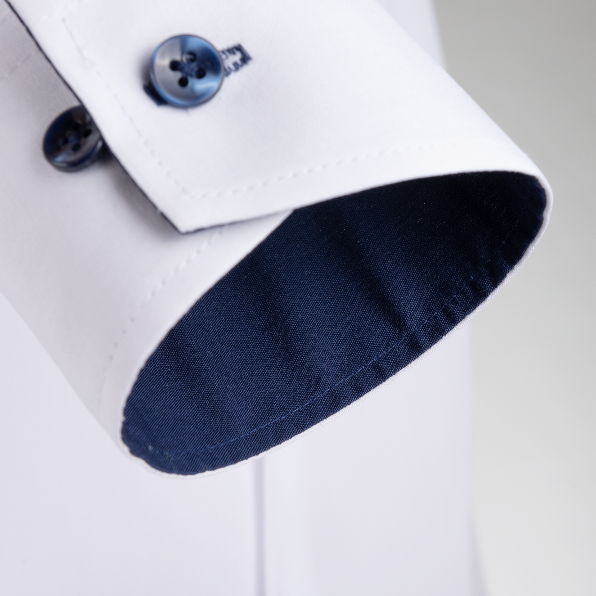 BUSINESS&CASUAL Hemd langarm, kontrast für Herren